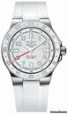 Breitling Superocean GMT Stainless Steel and White Rubber