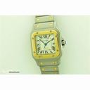 Cartier Santos Bi-metal automatic on bracelet
