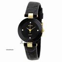 Rado Coupole Jubilee Black Dial Ceramic Case Black Leather Mens Watch R22829715