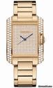 Cartier Tank Anglaise Pink Gold With Diamonds