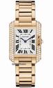 Cartier Tank Anglaise Pink Gold With Diamonds