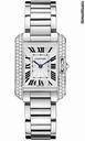 Cartier Tank Anglaise White Gold With Diamonds