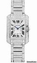 Cartier Tank Anglaise White Gold With Diamonds