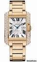Cartier Tank Anglaise Pink Gold With Diamonds