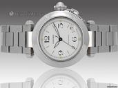 Cartier Pasha C - 35mm Stainless Steel - W31074M7