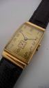 Longines Art Deco rectangular watch w. hooded lugs