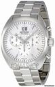 Movado Datron Chronograph Stainless Steel Silver Dial Mens Watch 0606477