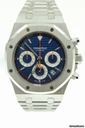 Audemars Piguet ROYAL OAK CHRONOGRAPH AUTOMATIC NEW STYLE BLUE DIAL STEEL