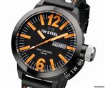 TW Steel CEO CANTEEN TWCE1028 CE1028 Herrenuhr Black Orange Highlight