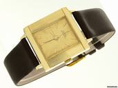Omega 18K/750 Gelbgold - Leder, Automatik