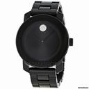 Movado Bold Black Dial Crystal Assent Unisex Watch 3600102