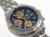 Breitling Crosswind Racing Stahl / Gold mit Pilotband