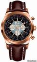 Breitling Transocean Chronograph Unitime Red Gold