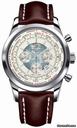 Breitling Transocean Chronograph Unitime Stainless Steel
