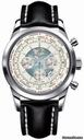 Breitling Transocean Chronograph Unitime Stainless Steel
