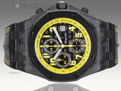 Audemars Piguet AP Offshore Bumblebee Chronograph - 44mm Forged Carbon Case - Boxes/Papers 100% Complete & As-New