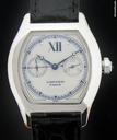 Cartier White Gold Tortue Privee Monopusher Chronograph Watch