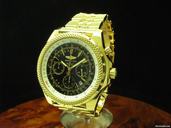 Breitling For Bentley Bentley Motors 18kt Gold Chronograph Inkl. Box & Papiere