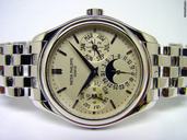 Patek Philippe QP - ewiger Kalender VAGUE in 18k Wei gold