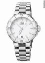 Oris Aquis White Dial Rubber Unisex Watch 01 733 7653 4156-07 4 26 31EB