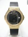 Hublot MDM yellow gold on rubber/or jaune sur caoutchouc cadran noir/black dial