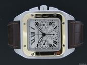 Cartier Santos 100 chrono Steel/Gold