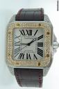 Cartier Santos Gold-Steel,Diamonds