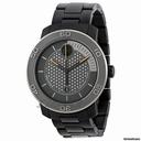 Movado Bold Grey Dial Ion Plated Titanium Mens Watch 3600097