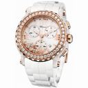 Chopard Happy Sport White Diamond Dial Chronograph Ladies Watch 288515-9002