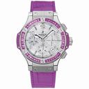 Hublot Tutti Frutti Mother of Pearl Dial Automatic Purple Rubber Alligator Unisex Watch 341.SV.6010.LR.1905