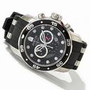 Invicta Men Pro Diver Ocean Master Chronograph BlackmDial Black Rubber Watch 6977
