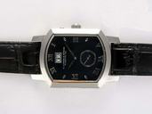 A.Lange Sohne Grand Arkade 103.035 Rectangle Black Cow Leather Strap Womens Watch
