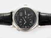 A.Lange Sohne Lange 1 Moonphase 109.025 Stainless Steel Case Mens Round Watch