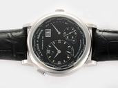 A.Lange Sohne Lange 1 Time Zone 116.033 Stainless Steel Case Stainless Steel Bezel Mens Watch