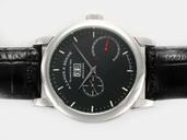 A.Lange Sohne Lange 31 130.025 Mens Black Cow Leather Strap Watch