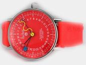 Alain Silberstein Klassik Krono Bauhaus Pikto Smileday Mens 40mm Automatic Watch