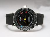 Alain Silberstein Klassik Krono Bauhaus Pikto Smileday Round Automatic Watch