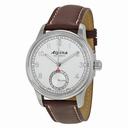 Alpina Alpiner Manufacture Silver Dial Brown Leather Men's Watch AL-710S4E6
