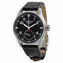 Alpina Aviation Automatic Black Dial Black Leather Men's Watch 710B4S6