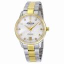 Alpina Comtesse Automatic White Mother of Pearl Dial Ladies Watch AL-525APWD3C3B