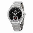 Alpina Horological Smartwatch Black Guilloche Dial Stainless Steel Case Ladies Quartz Watch AL-285BTD3C6B