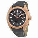 Alpina Nightlife Club Automatic Black Dial Leather Strap Men's Watch AL525B4RC4