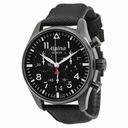 Alpina Startimer Pilot Black Dial Black Fabric Strap Men's Watch AL372B4FBS6