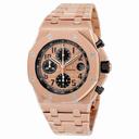Audemars Piguet Rose Dial 18kt Pink Gold Men's Watch 26470OROO1000OR01