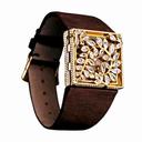 Audemars Piguet Danae Brown Dial 18kt Yellow Gold Diamond Satin Ladies Watch 67495BAZZA080MR01