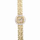 Audemars Piguet Diamond Pave Dial 18K Yellow Gold Ladies Watch 66803BA.ZZ.1018BA.01