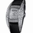 Audemars Piguet Dream Diamond Pave Dial 18kt White Gold Black Satin Ladies Watch 67439BCZZA004SU02