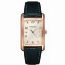 Audemars Piguet Edward Piguet Silver Guilloche Dial 18kt Pink Gold Black Leather Men's Watch 15121OROOA002CR01