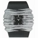 Audemars Piguet Givrine Diamond White Gold Black Satin Ladies Watch 77224BC.ZZ.A007SU.01