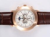 Audemars Piguet Jules Audemars 25866OR.OO.D002CR.01 Brown Crocodile Leather Strap 42mm Watch